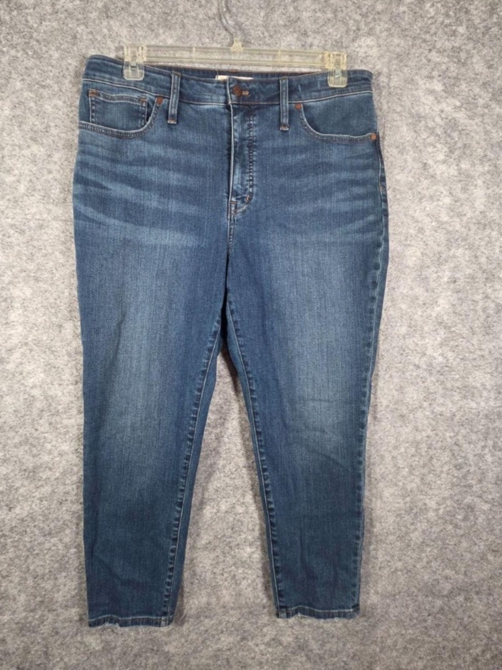 Madewell Curvy High Waisted Skinny Cropped Jeans